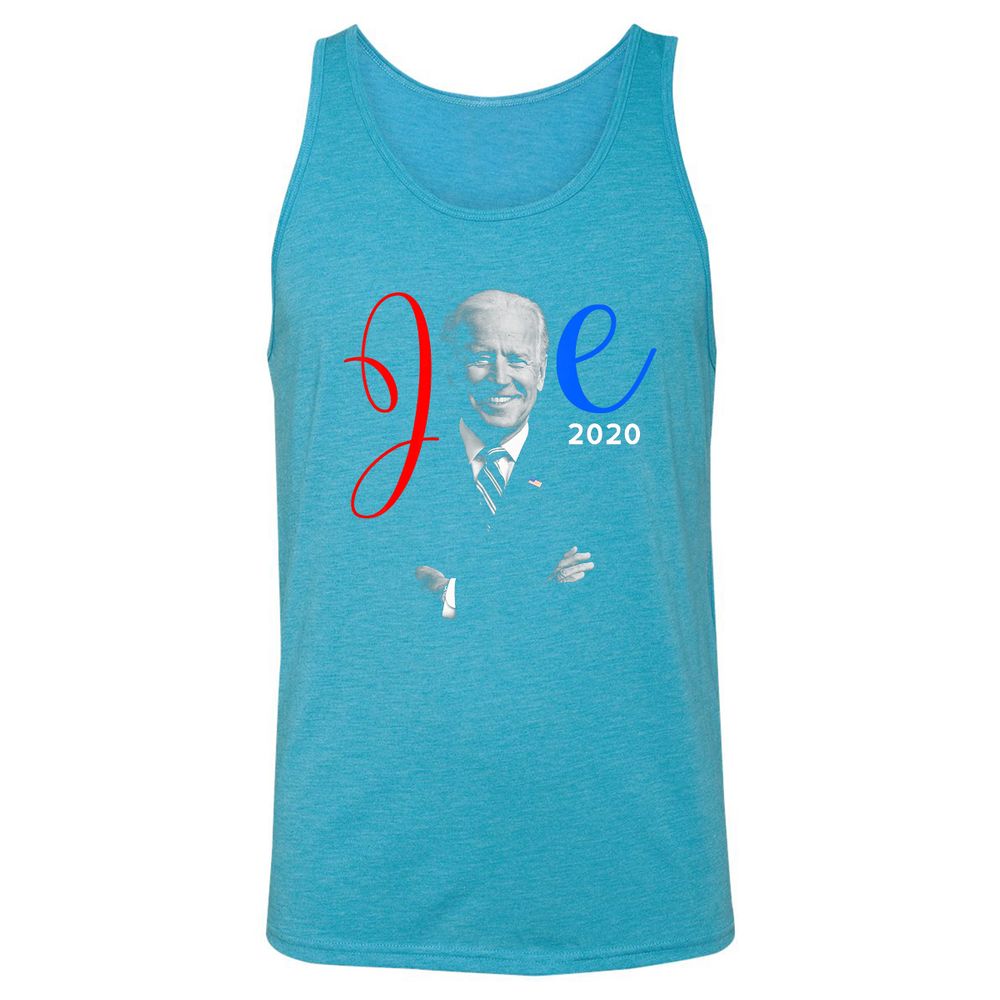 Unisex Jersey Tank - NQSMYUFG - Aqua Triblend - 3
