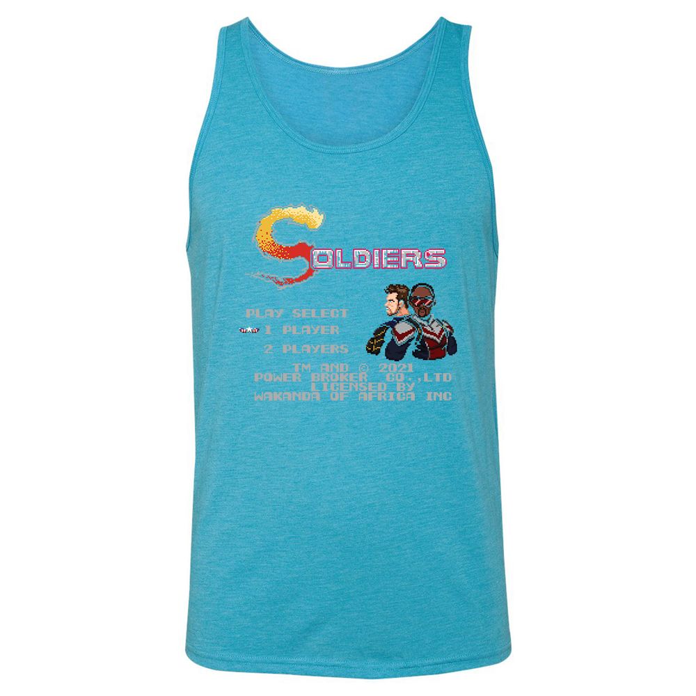 Unisex Jersey Tank - MHV8F6WJ - Aqua Triblend - 3