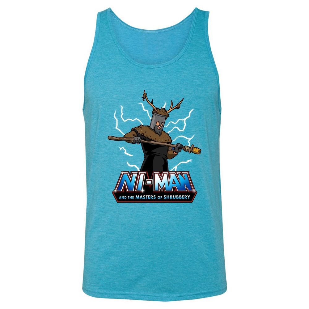 Unisex Jersey Tank - KM2483Z7 - Aqua Triblend - 3