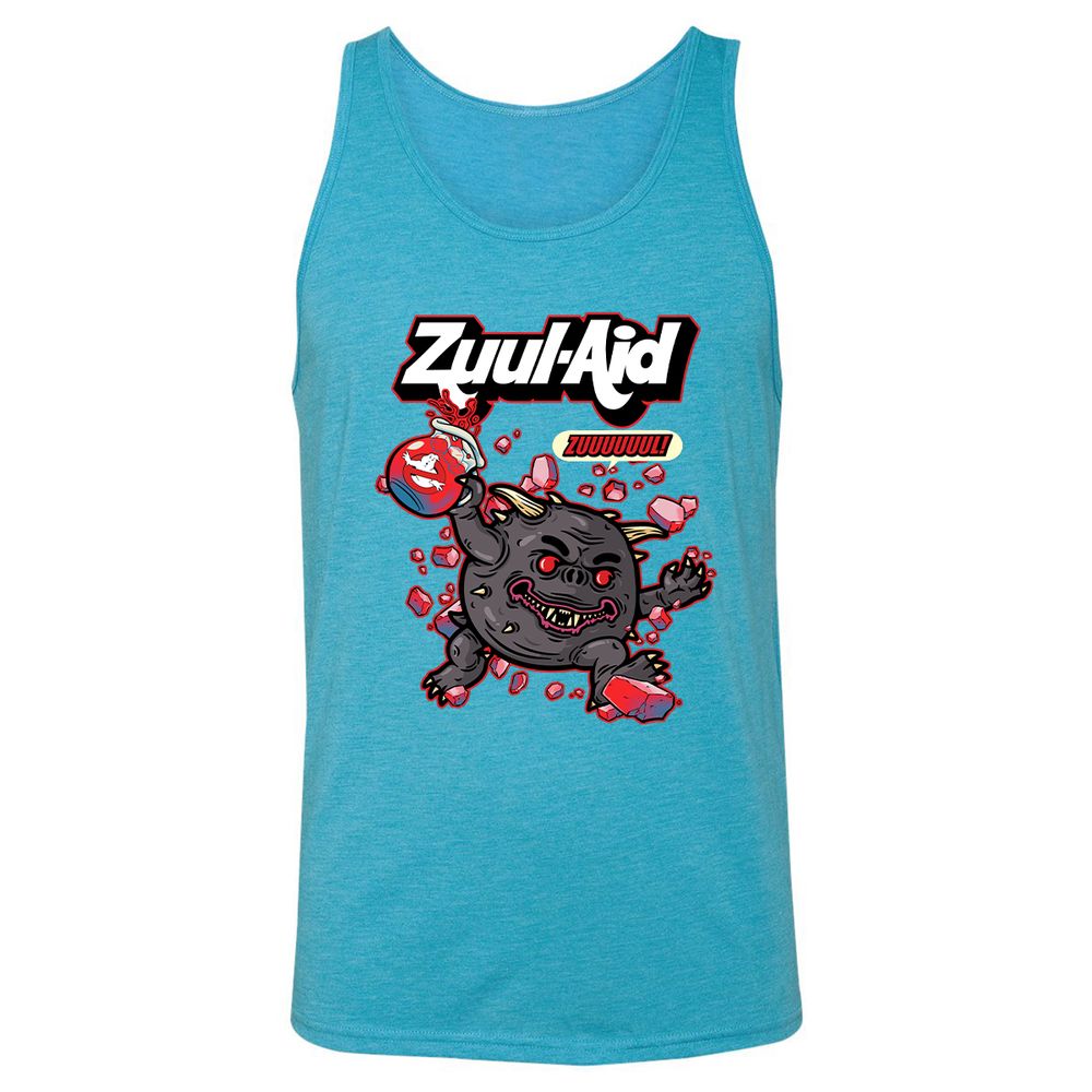 Unisex Jersey Tank - L3AMXYL5 - Aqua Triblend - 3