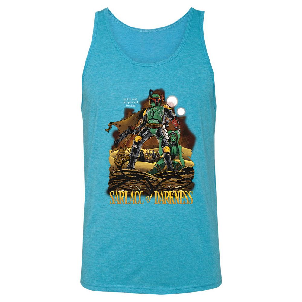 Unisex Jersey Tank - 38TXK3J8 - Aqua Triblend - 3
