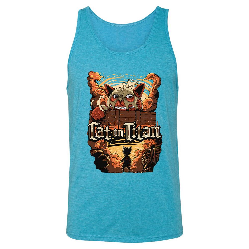 Unisex Jersey Tank - 268HVN9S - Aqua Triblend - 3
