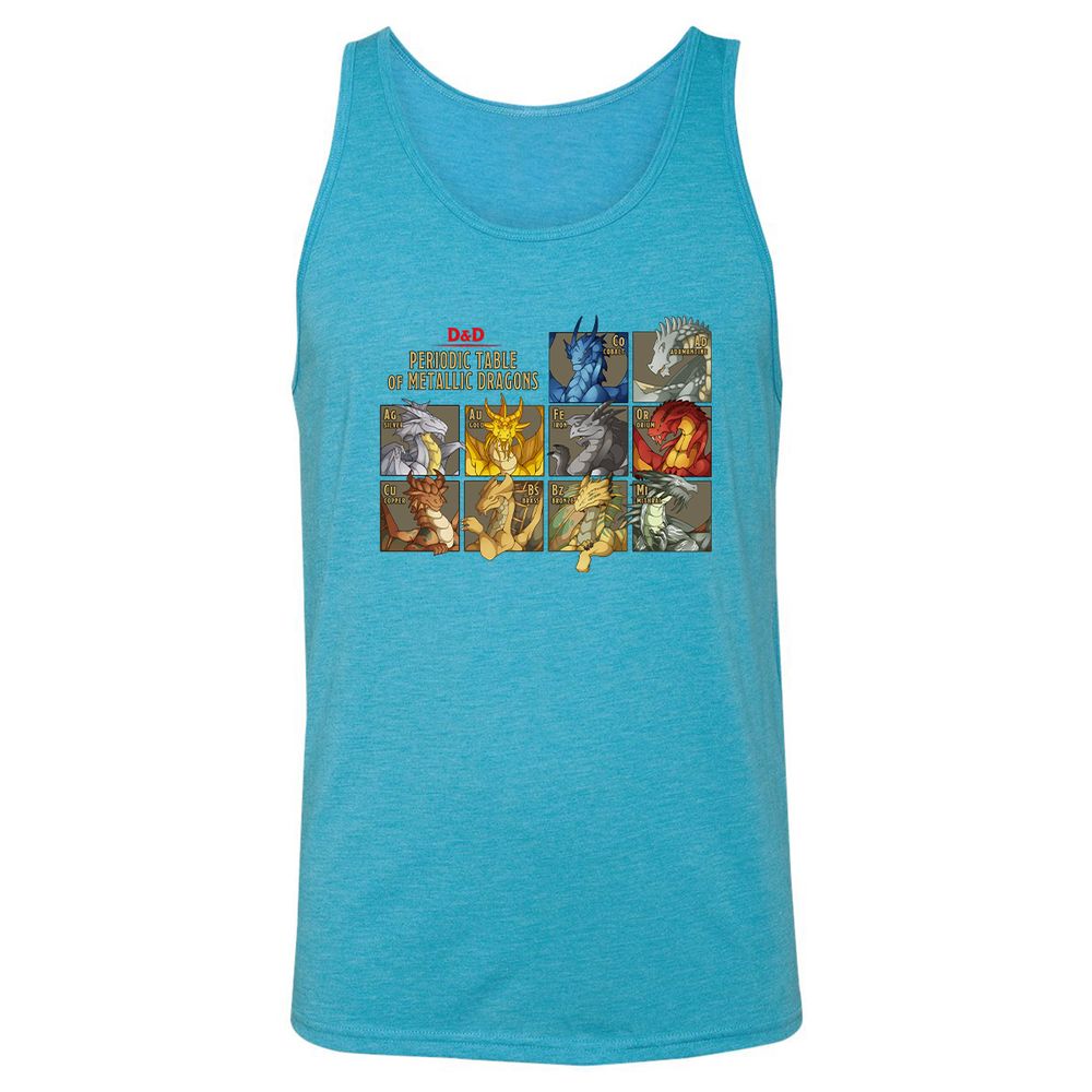 Unisex Jersey Tank - 74A3V22G - Aqua Triblend - 3