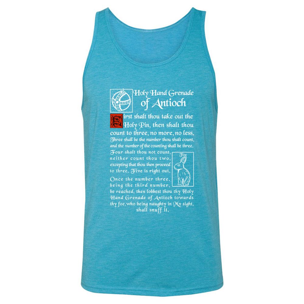 Unisex Jersey Tank - N15B413D - Aqua Triblend - 3