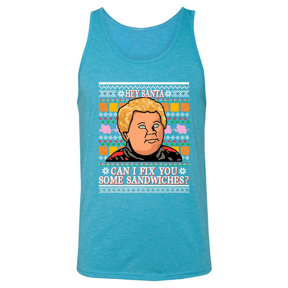 Unisex Jersey Tank - 5Z11BZSK - Aqua Triblend - 3