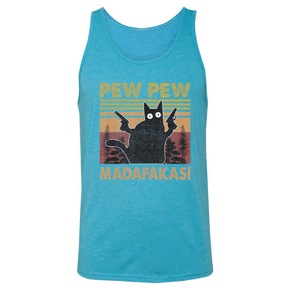 Unisex Jersey Tank - FEWU95HA - Aqua Triblend - 3