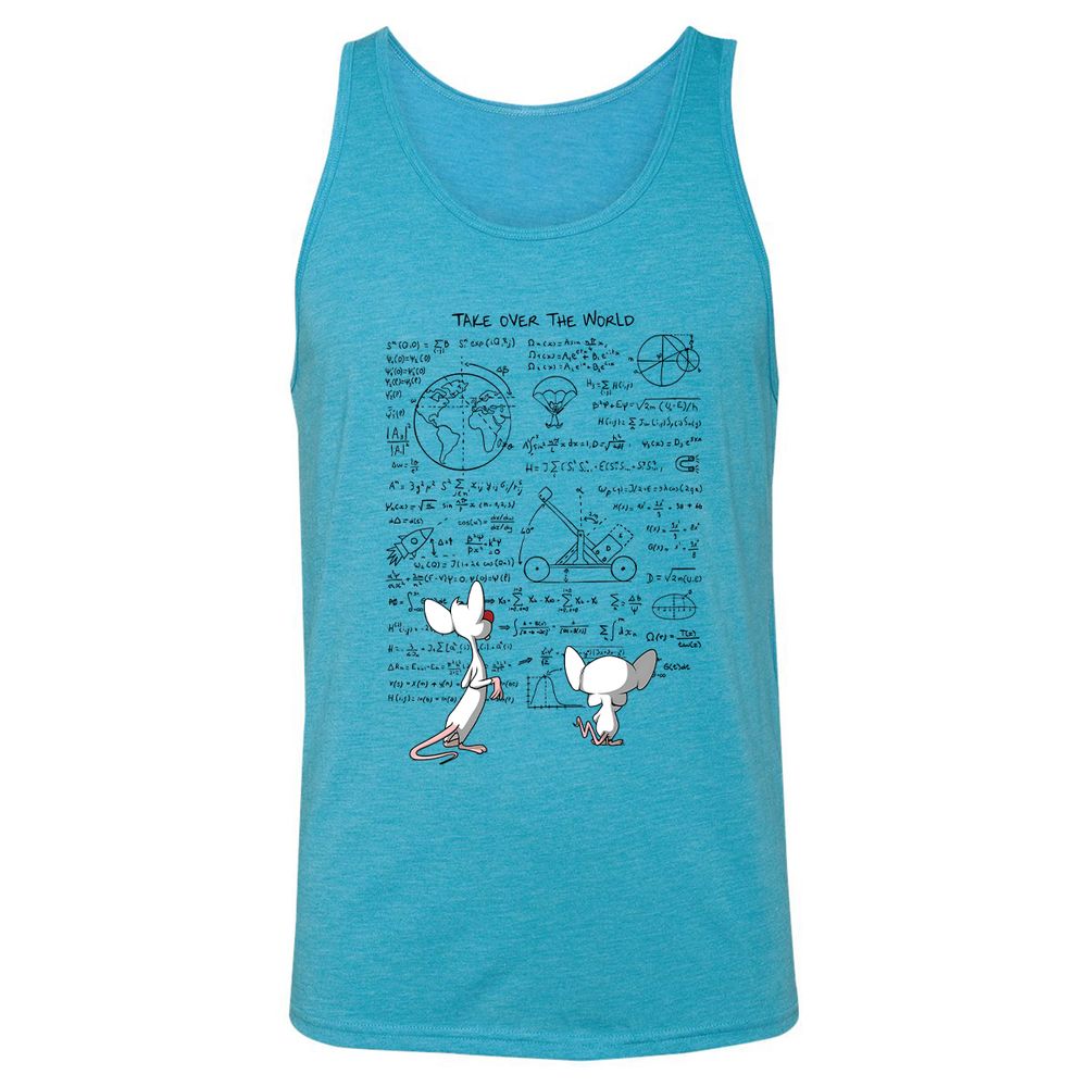 Unisex Jersey Tank - RJ6GYJS6 - Aqua Triblend - 3