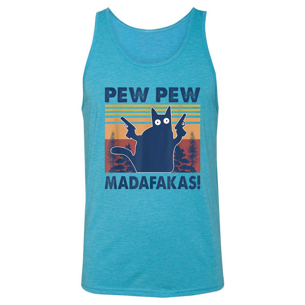 Unisex Jersey Tank - FVSAF8RN - Aqua Triblend - 3