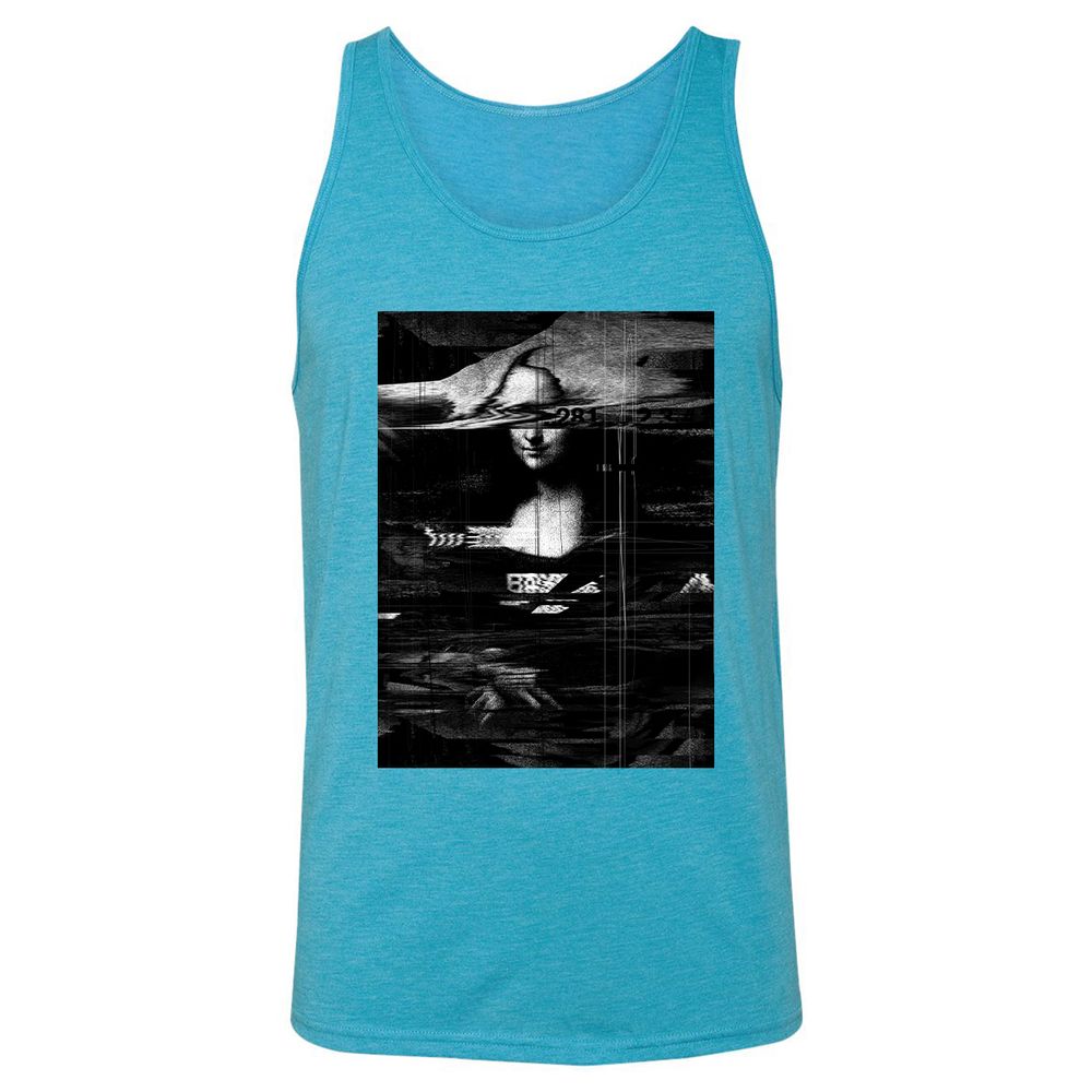 Unisex Jersey Tank - ERR398N1 - Aqua Triblend - 3