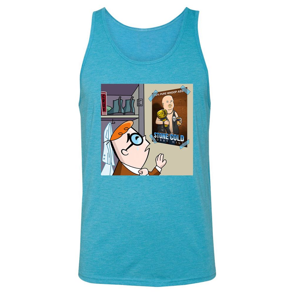 Unisex Jersey Tank - 593KVA31 - Aqua Triblend - 3