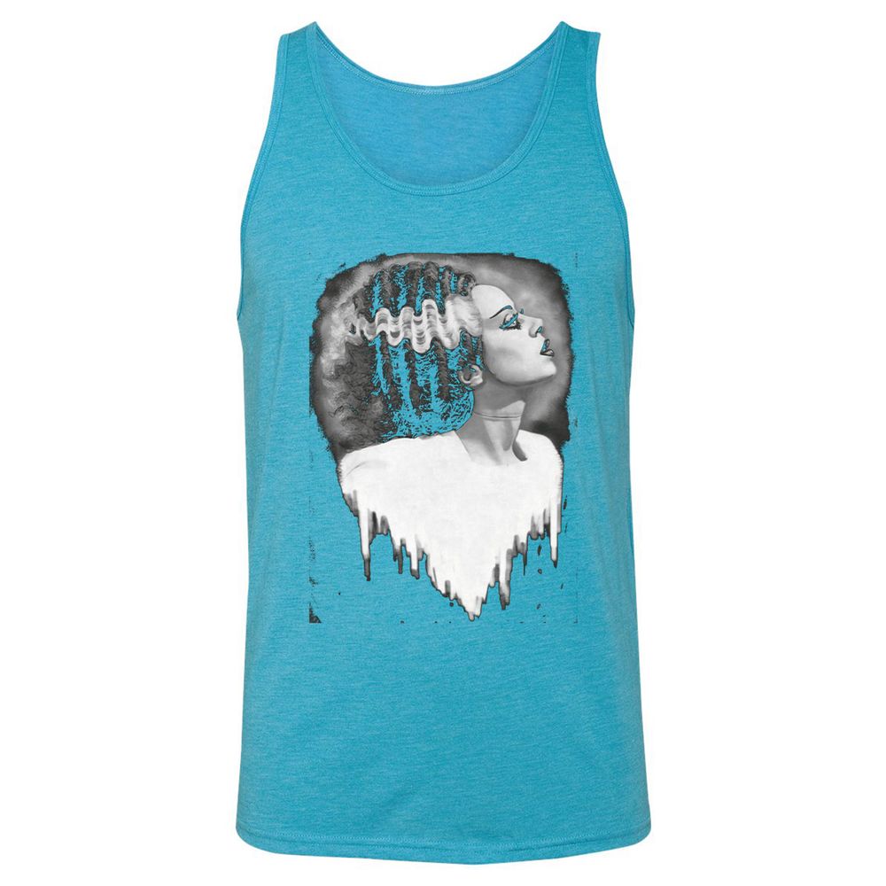 Unisex Jersey Tank - N19JFS1T - Aqua Triblend - 3
