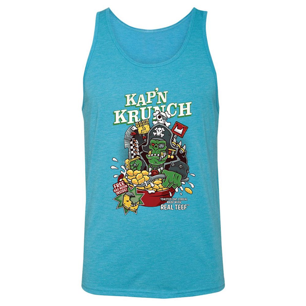Unisex Jersey Tank - JXSNHGVB - Aqua Triblend - 3
