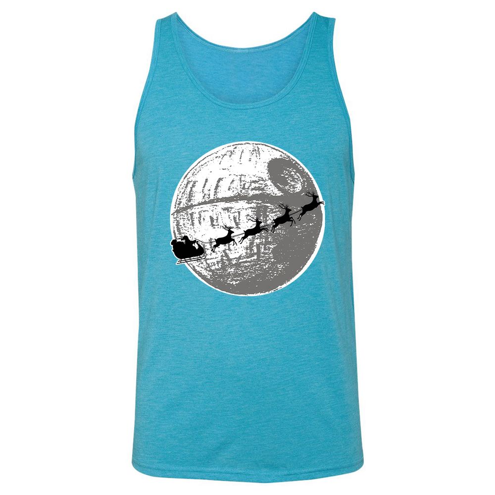 Unisex Jersey Tank - XBH369AB - Aqua Triblend - 3