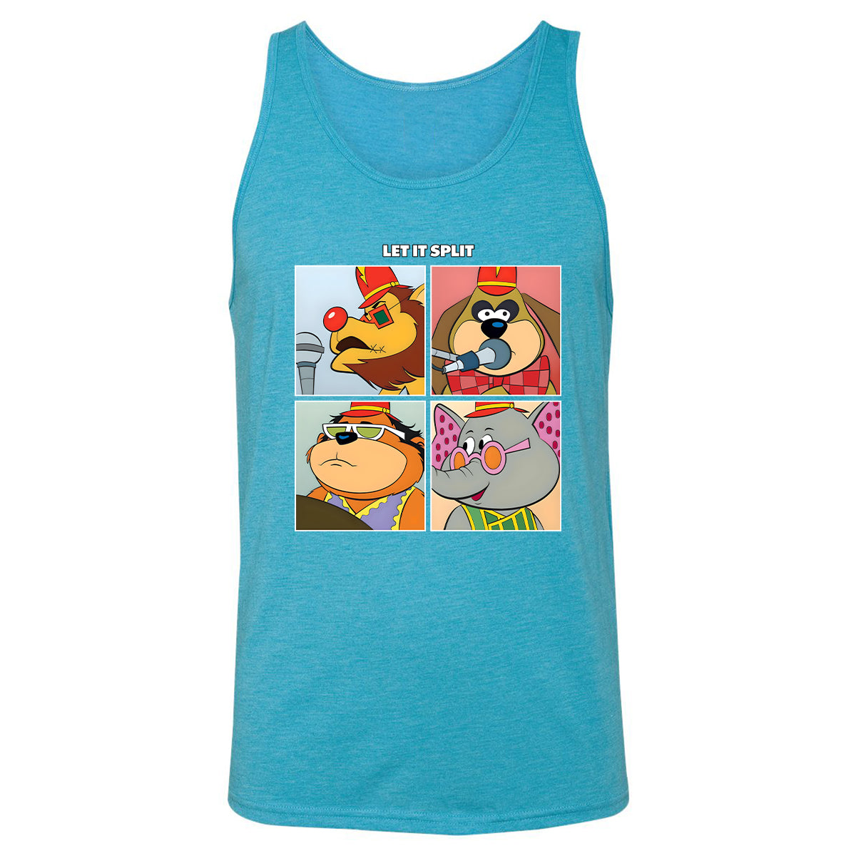 Unisex Jersey Tank - NALH4Z64 - Aqua Triblend - 3