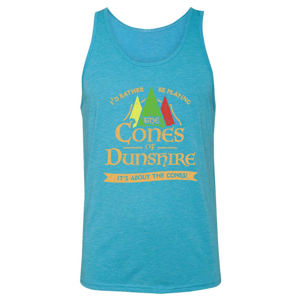 Unisex Jersey Tank - 7CM4YCME - Aqua Triblend - 3
