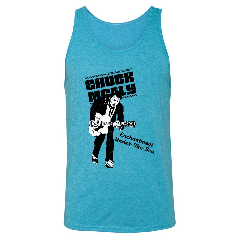 Unisex Jersey Tank - SRQHHC64 - Aqua Triblend - 3