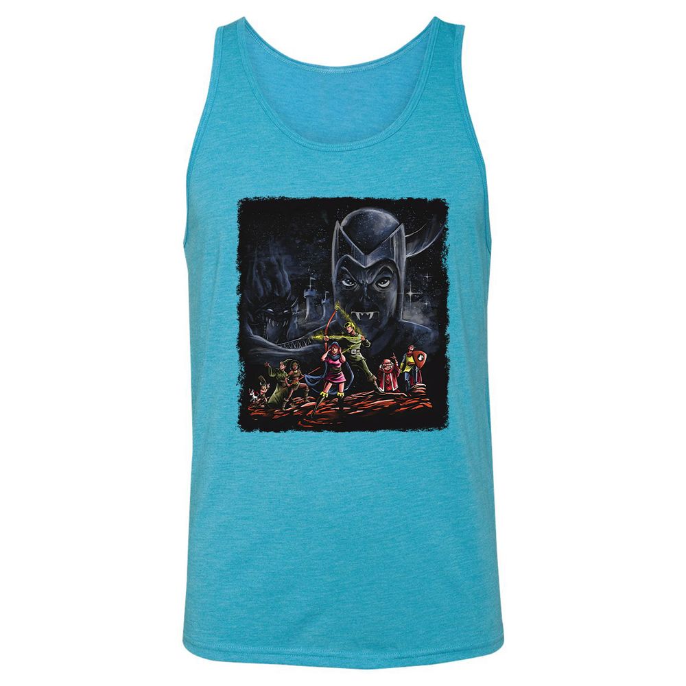 Unisex Jersey Tank - CR2KEDNJ - Aqua Triblend - 3