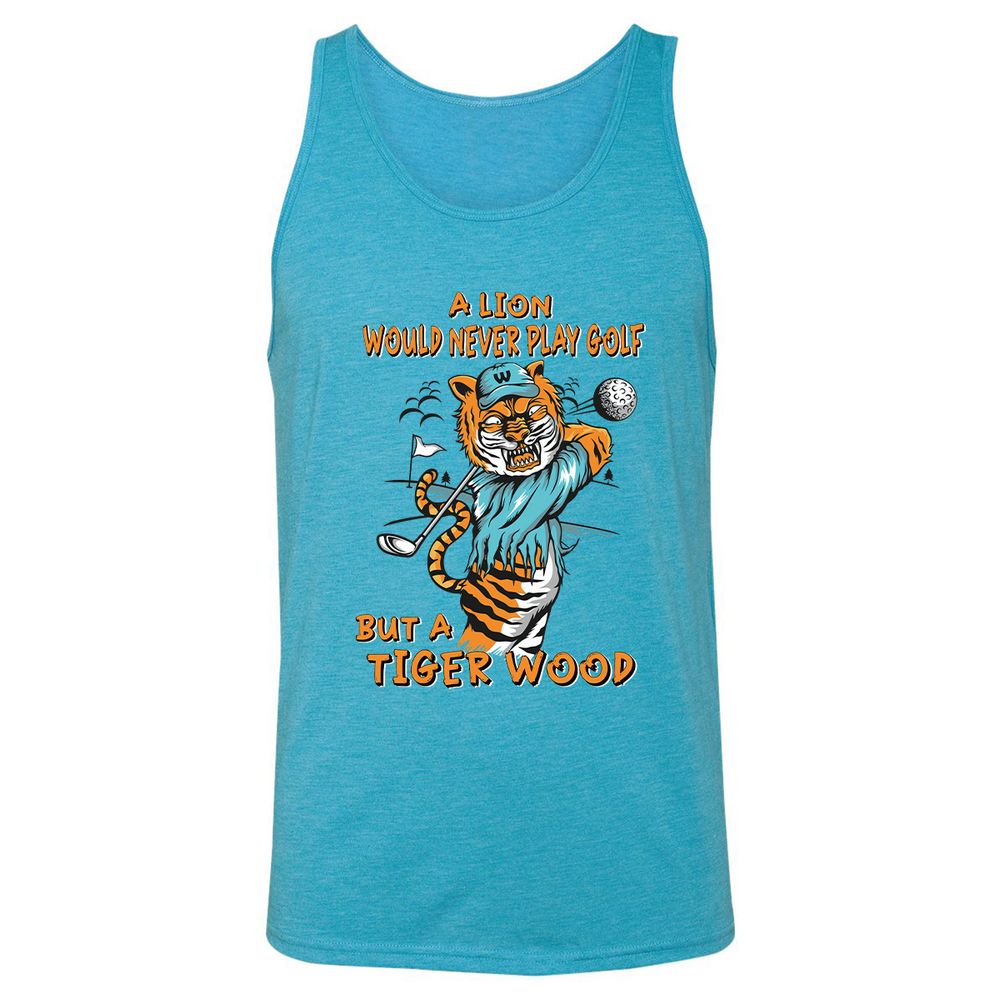 Unisex Jersey Tank - 53MQZGDS - Aqua Triblend - 3