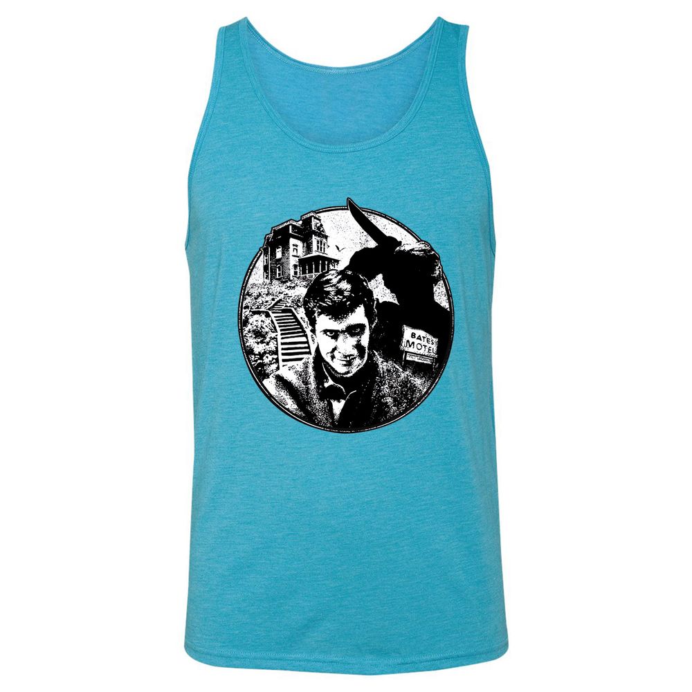 Bates Motel - Aqua Triblend - 3