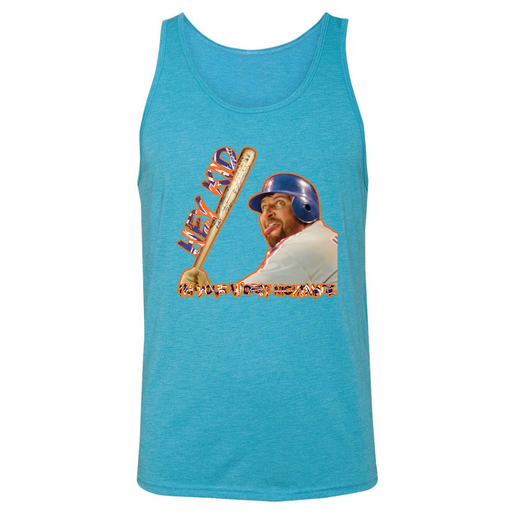 Unisex Jersey Tank - QZKMX6EG - Aqua Triblend - 3
