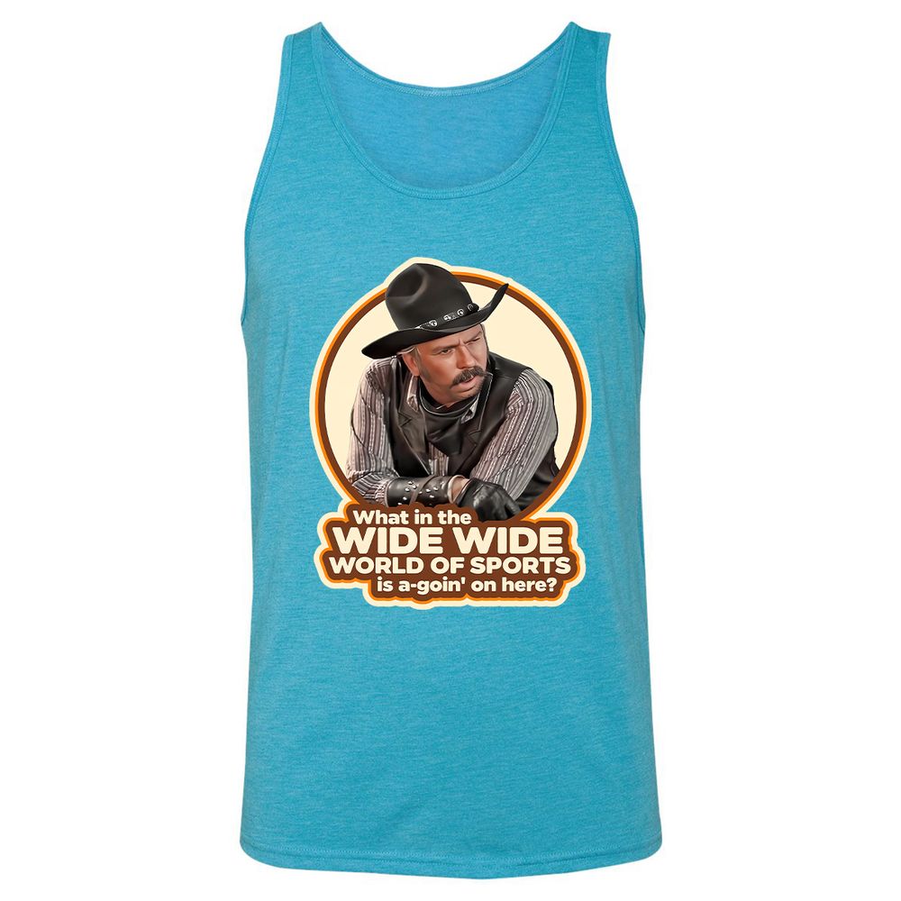 Unisex Jersey Tank - ZHSBRDWX - Aqua Triblend - 3