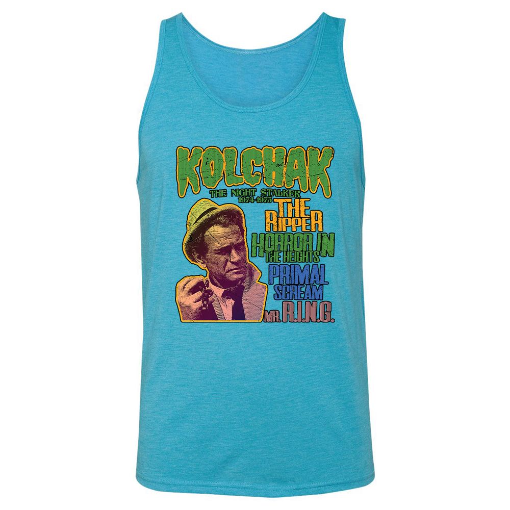 Unisex Jersey Tank - B77T9CAM - Aqua Triblend - 3