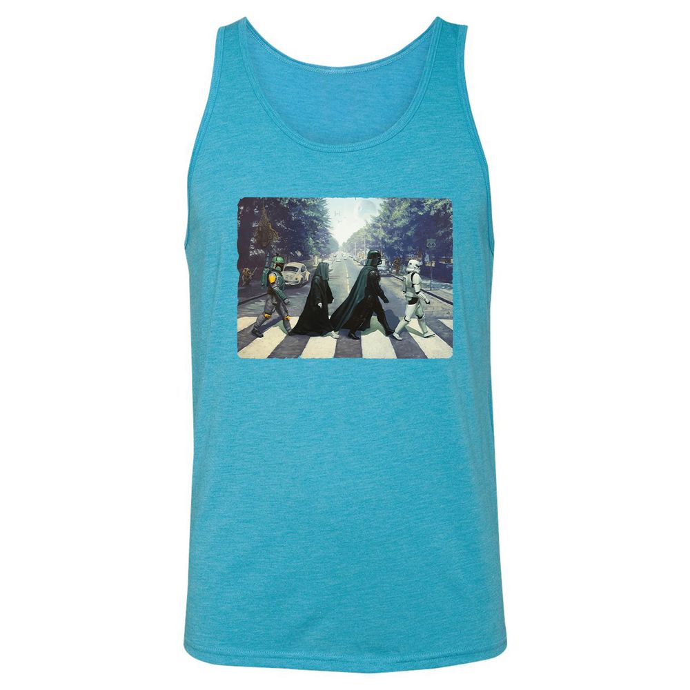 Unisex Jersey Tank - JCNPEPUN - Aqua Triblend - 3