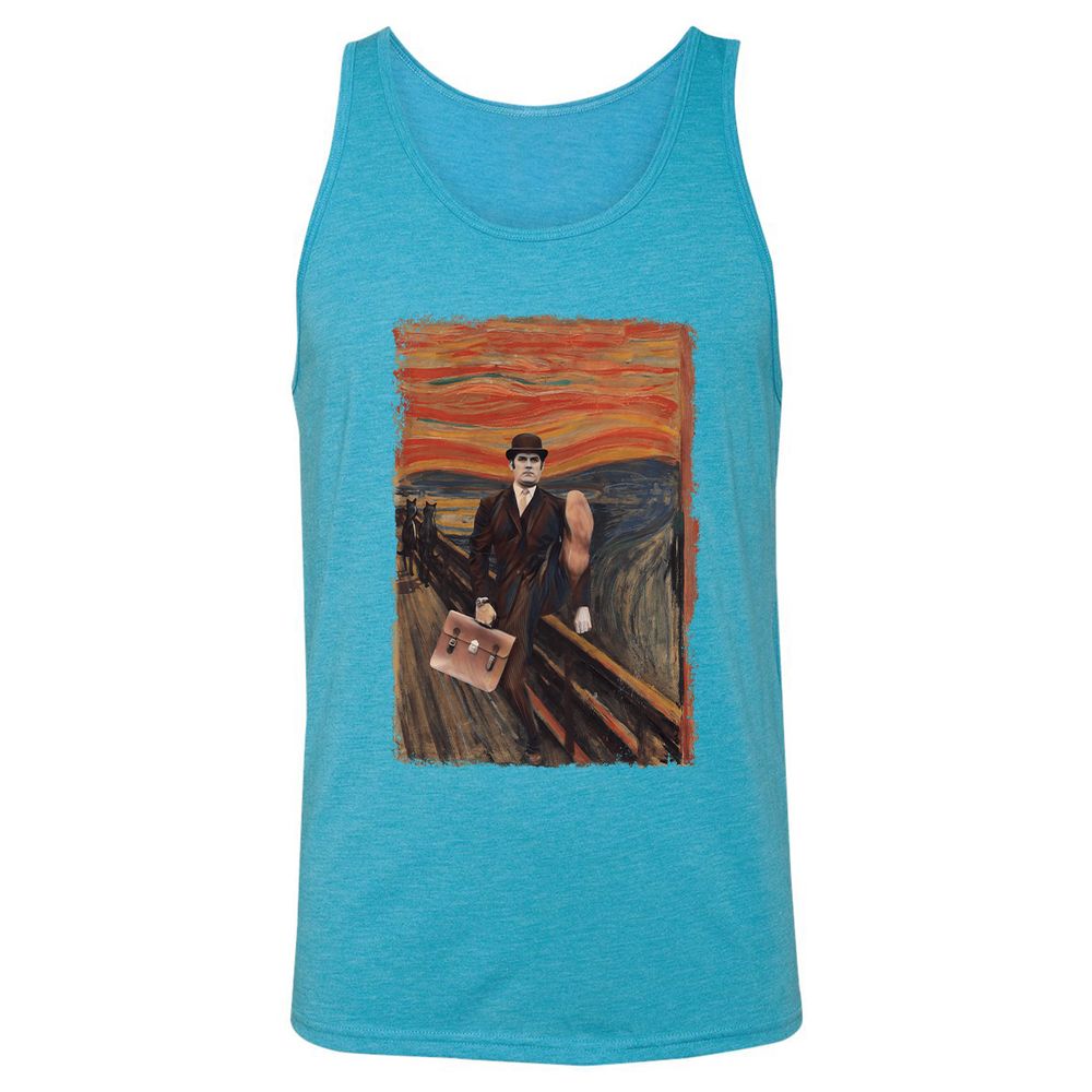 Unisex Jersey Tank - V7JVRZGF - Aqua Triblend - 3