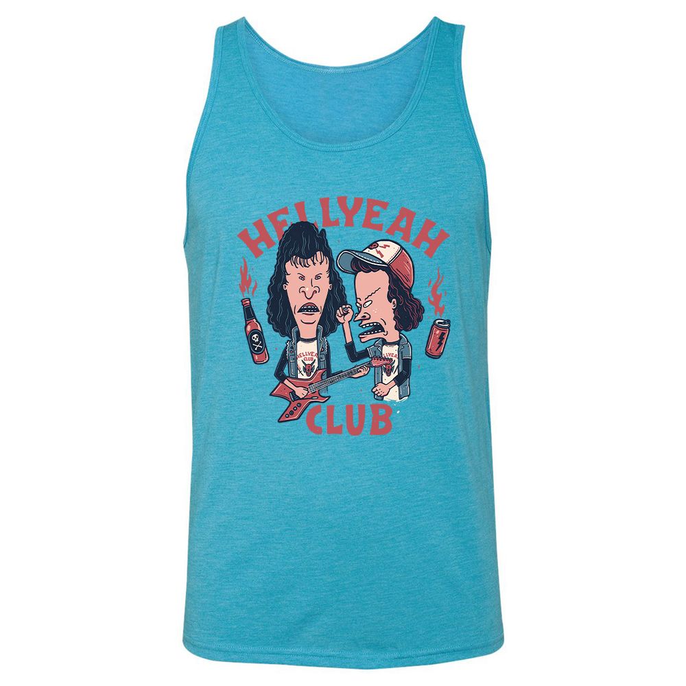 Unisex Jersey Tank - 71GN1MCP - Aqua Triblend - 3
