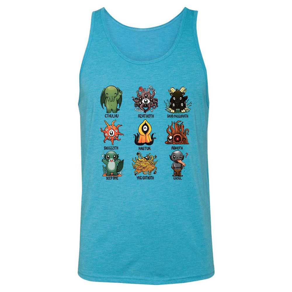 Unisex Jersey Tank - BL49T3A5 - Aqua Triblend - 3