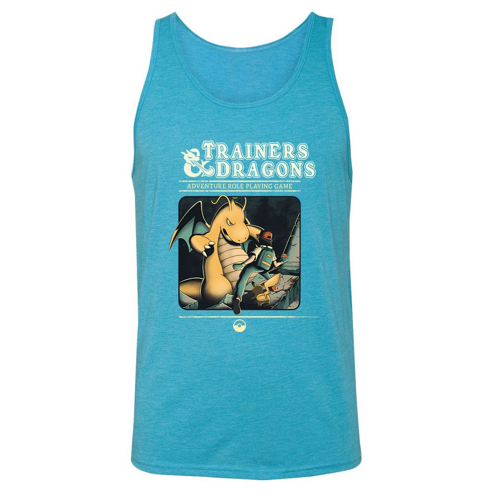 Unisex Jersey Tank - C6KNF2ZX - Aqua Triblend - 3