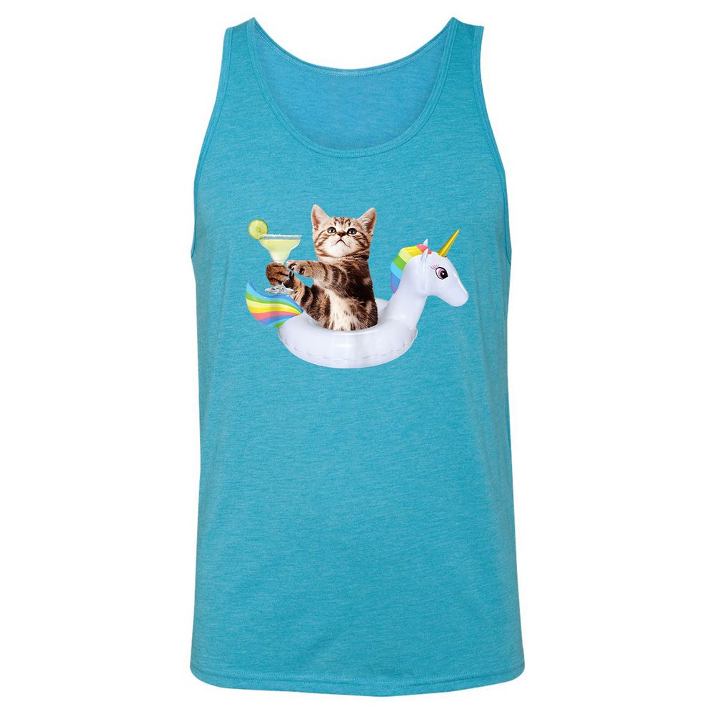 Unisex Jersey Tank - 6L866CL7 - Aqua Triblend - 3