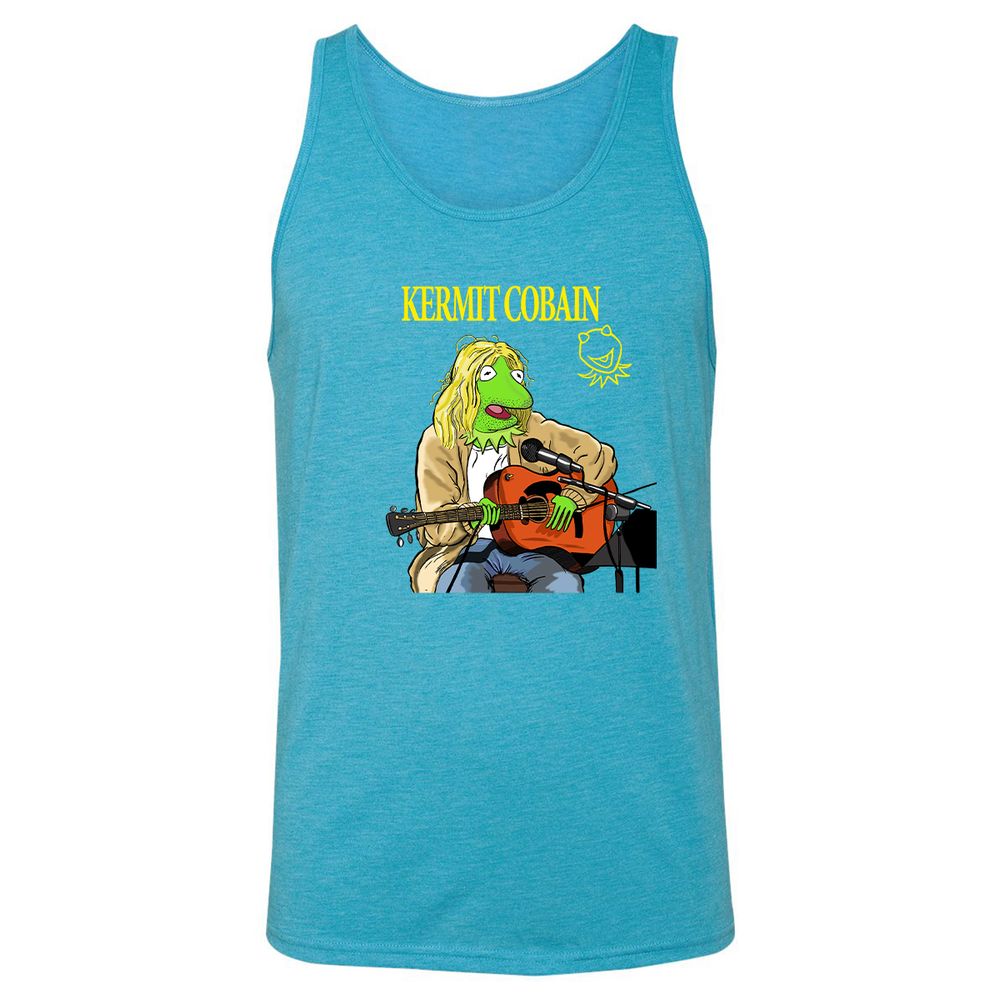 Unisex Jersey Tank - WU26GXTK - Aqua Triblend - 3