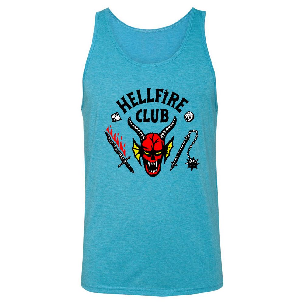 Unisex Jersey Tank - FL7YMRV5 - Aqua Triblend - 3