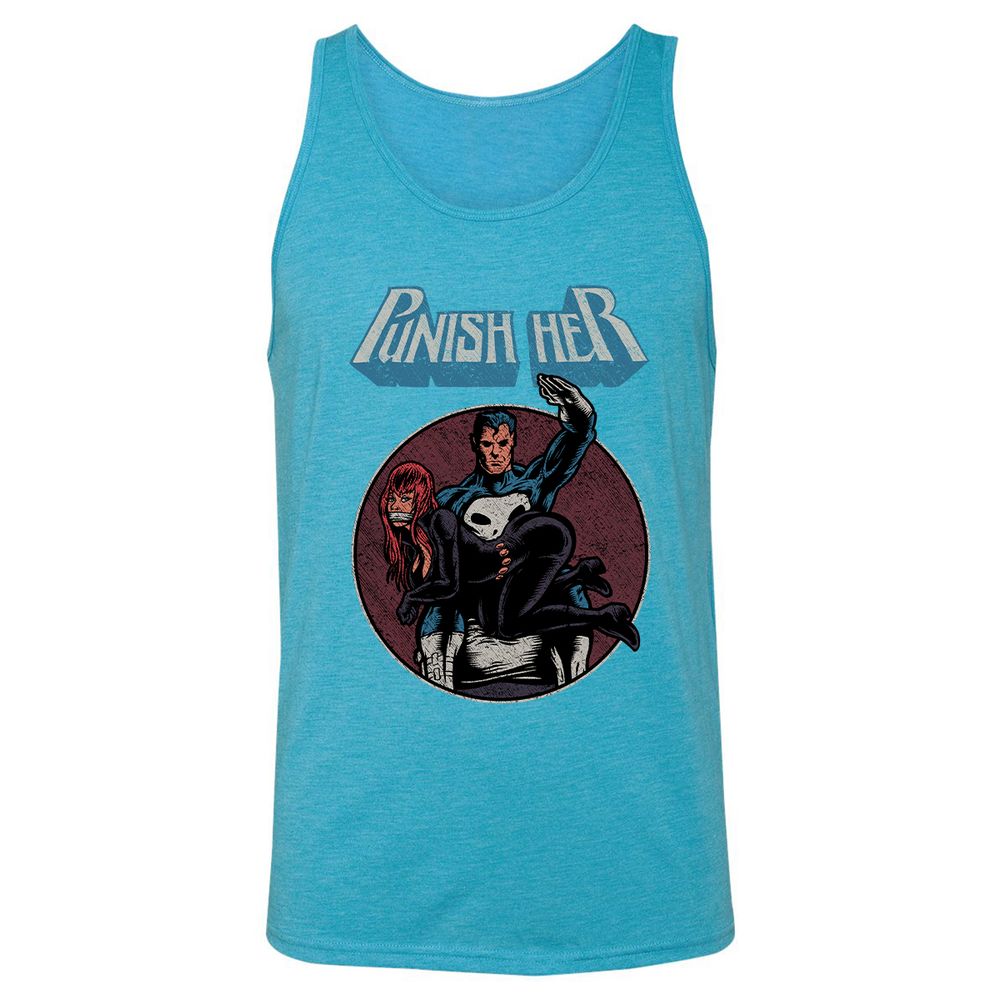 Unisex Jersey Tank - 79Q4UTQP - Aqua Triblend - 3
