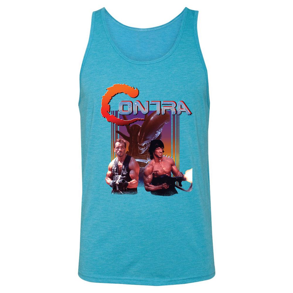 Unisex Jersey Tank - Z15F5WVH - Aqua Triblend - 3