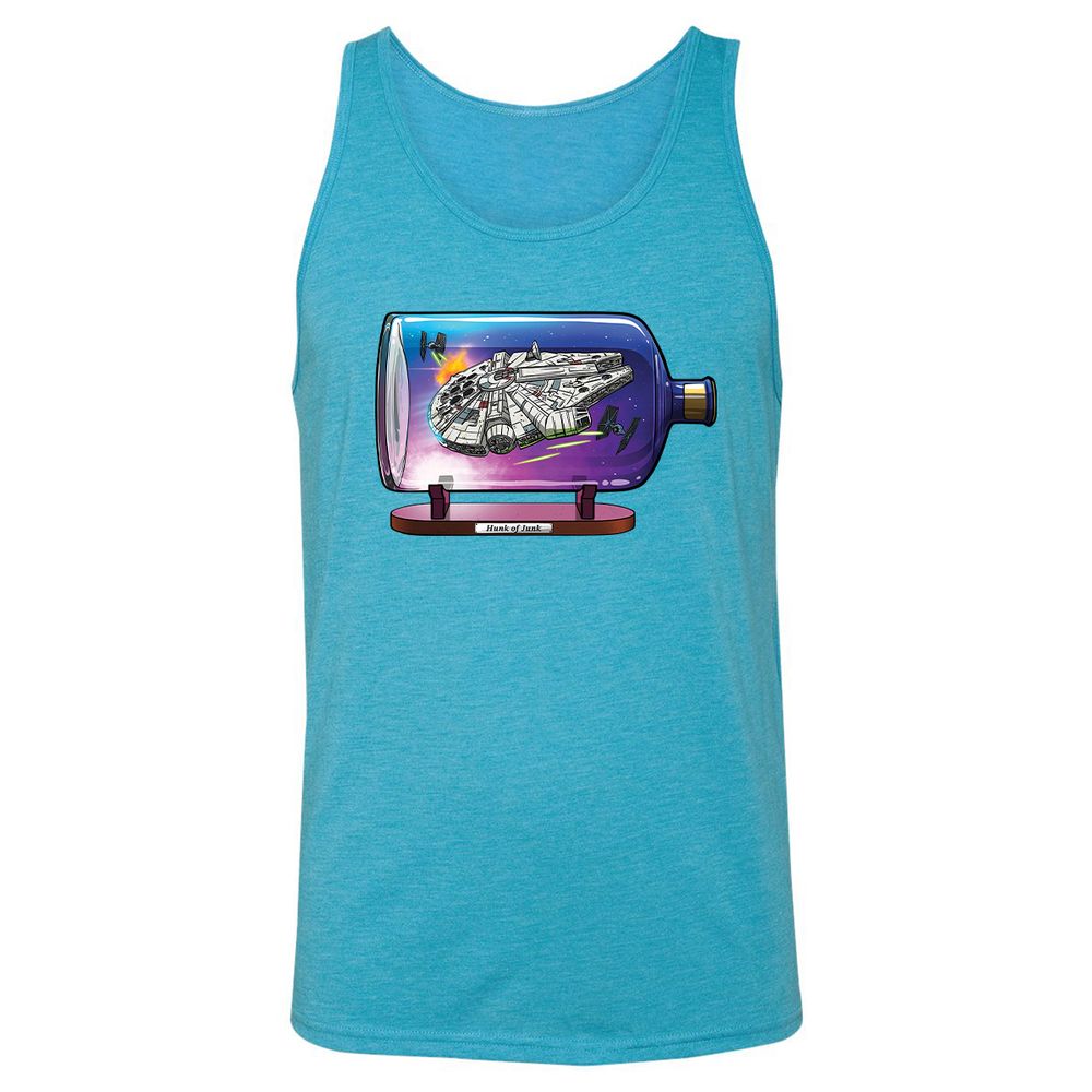 Unisex Jersey Tank - WTVCDW9A - Aqua Triblend - 3