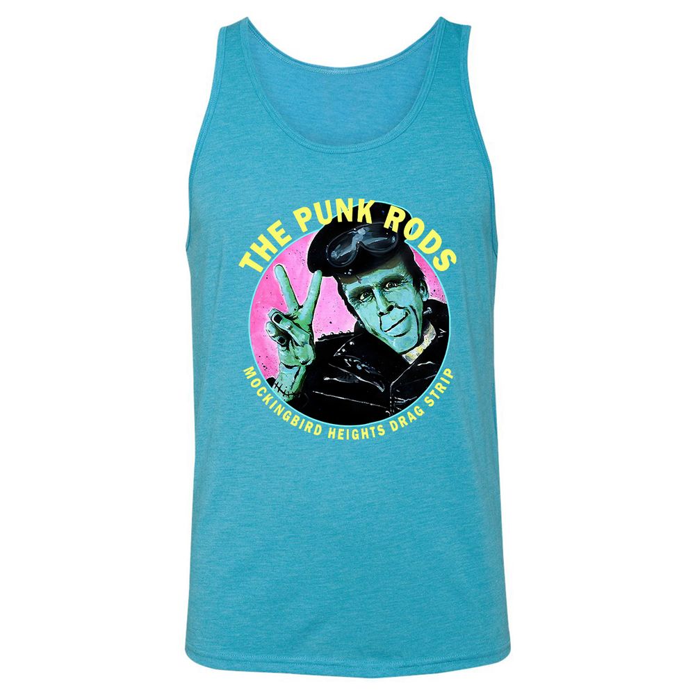 Unisex Jersey Tank - HYTMQBPH - Aqua Triblend - 3