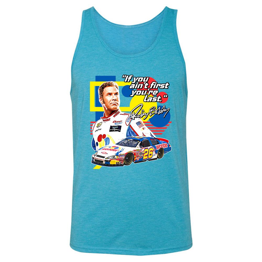 Unisex Jersey Tank - YV4KCJZU - Aqua Triblend - 3