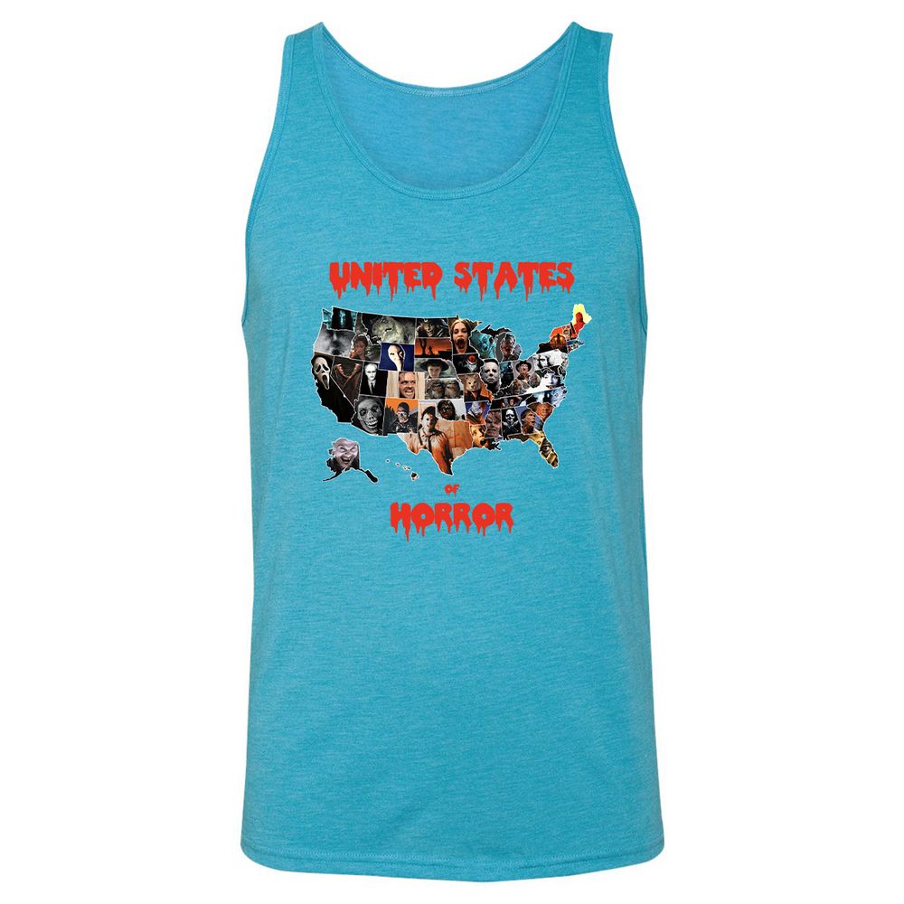 Unisex Jersey Tank - NZL7RLXS - Aqua Triblend - 3
