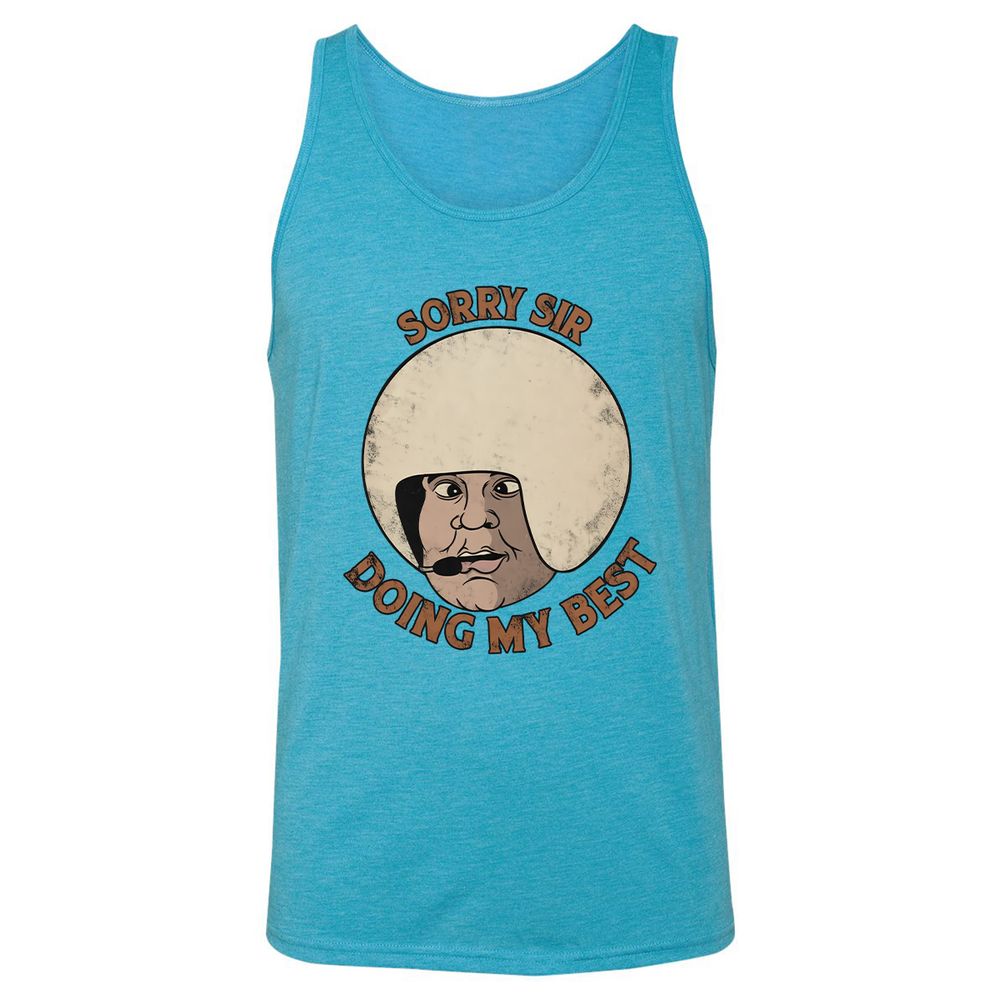 Unisex Jersey Tank - V36UC6GV - Aqua Triblend - 3