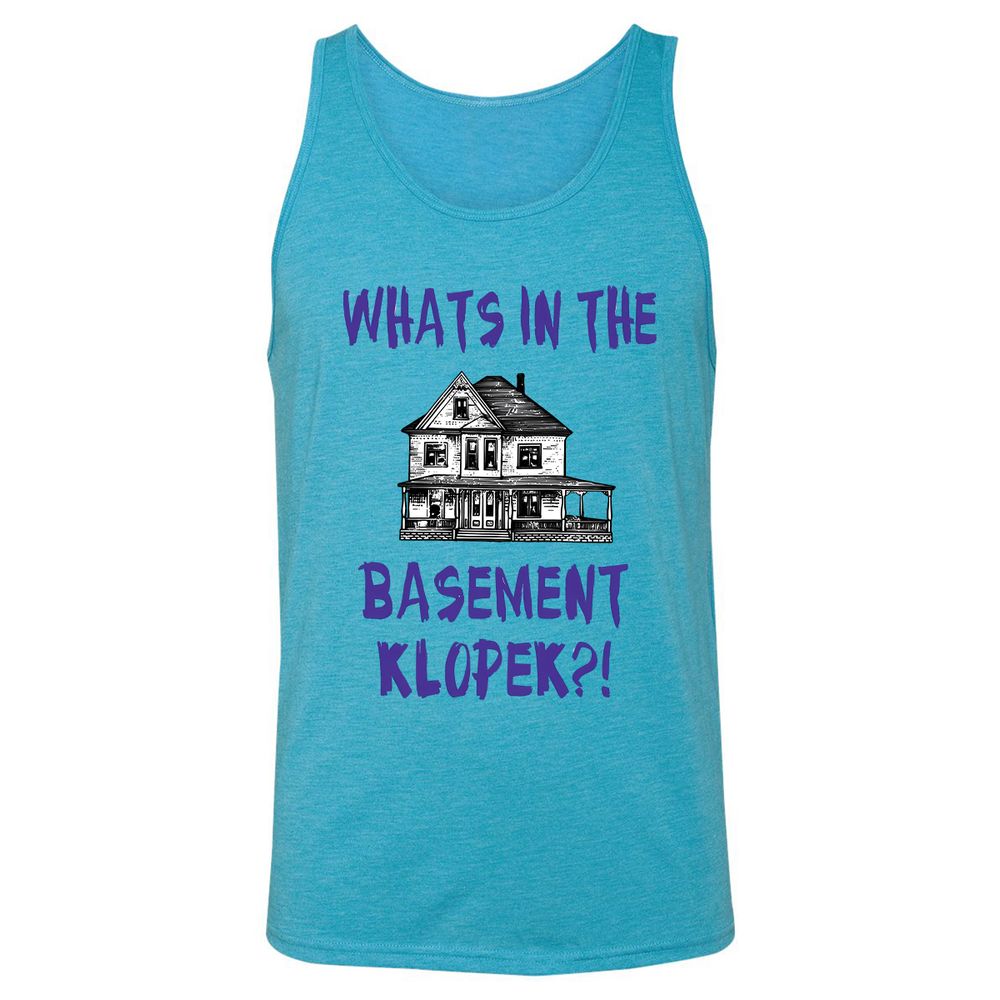 Unisex Jersey Tank - J8VS9R18 - Aqua Triblend - 3