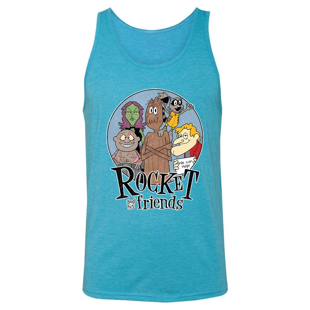 Unisex Jersey Tank - TQ16VUWQ - Aqua Triblend - 3