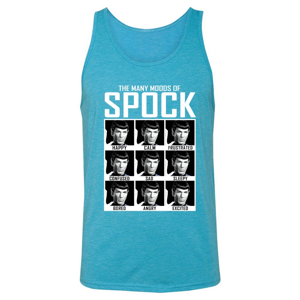 Unisex Jersey Tank - BHZAU2M9 - Aqua Triblend - 3