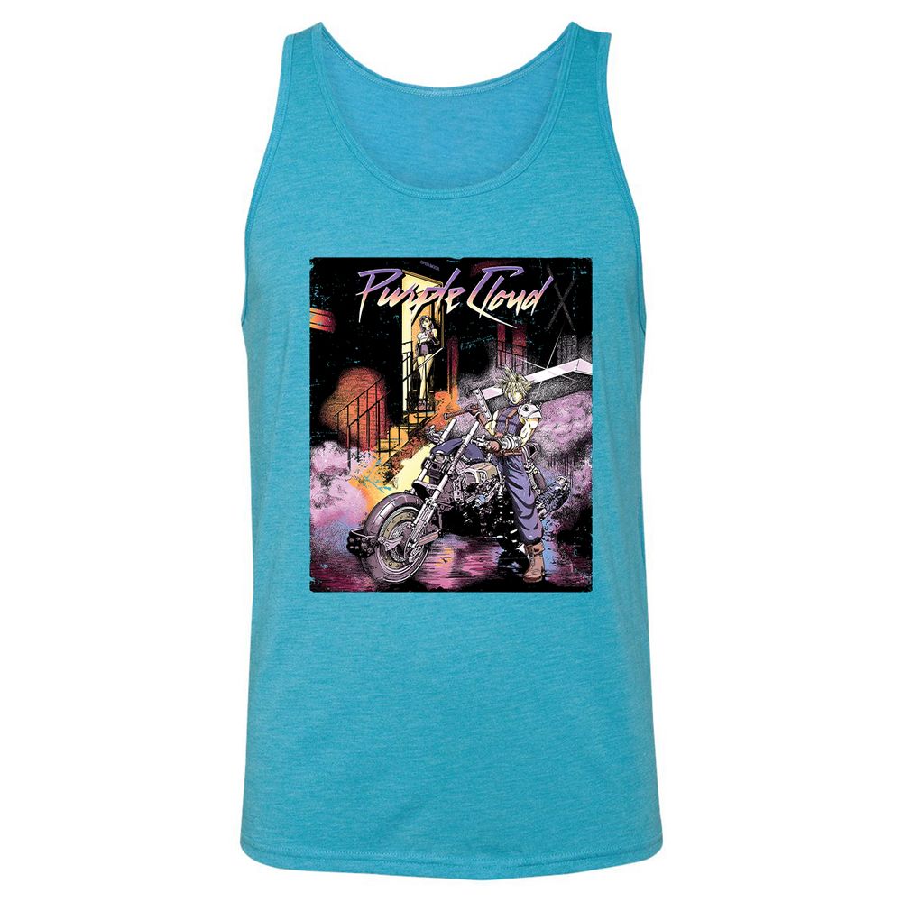 Unisex Jersey Tank - XD13Q3XX - Aqua Triblend - 3