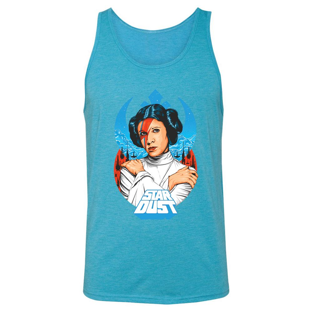 Unisex Jersey Tank - 7421MNV1 - Aqua Triblend - 3