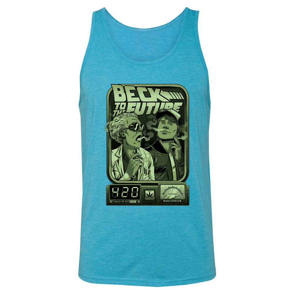 Unisex Jersey Tank - HBS3K11F - Aqua Triblend - 3