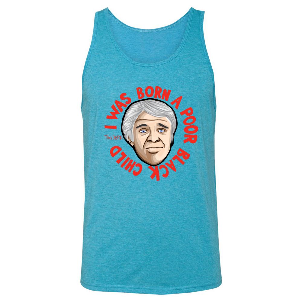 Unisex Jersey Tank - HVQPRKNH - Aqua Triblend - 3