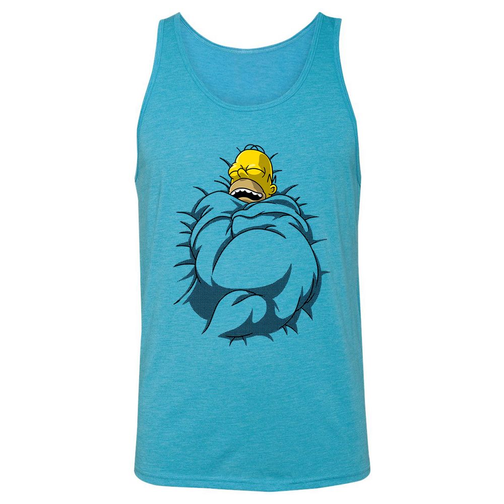 Unisex Jersey Tank - UEYWUABH - Aqua Triblend - 3