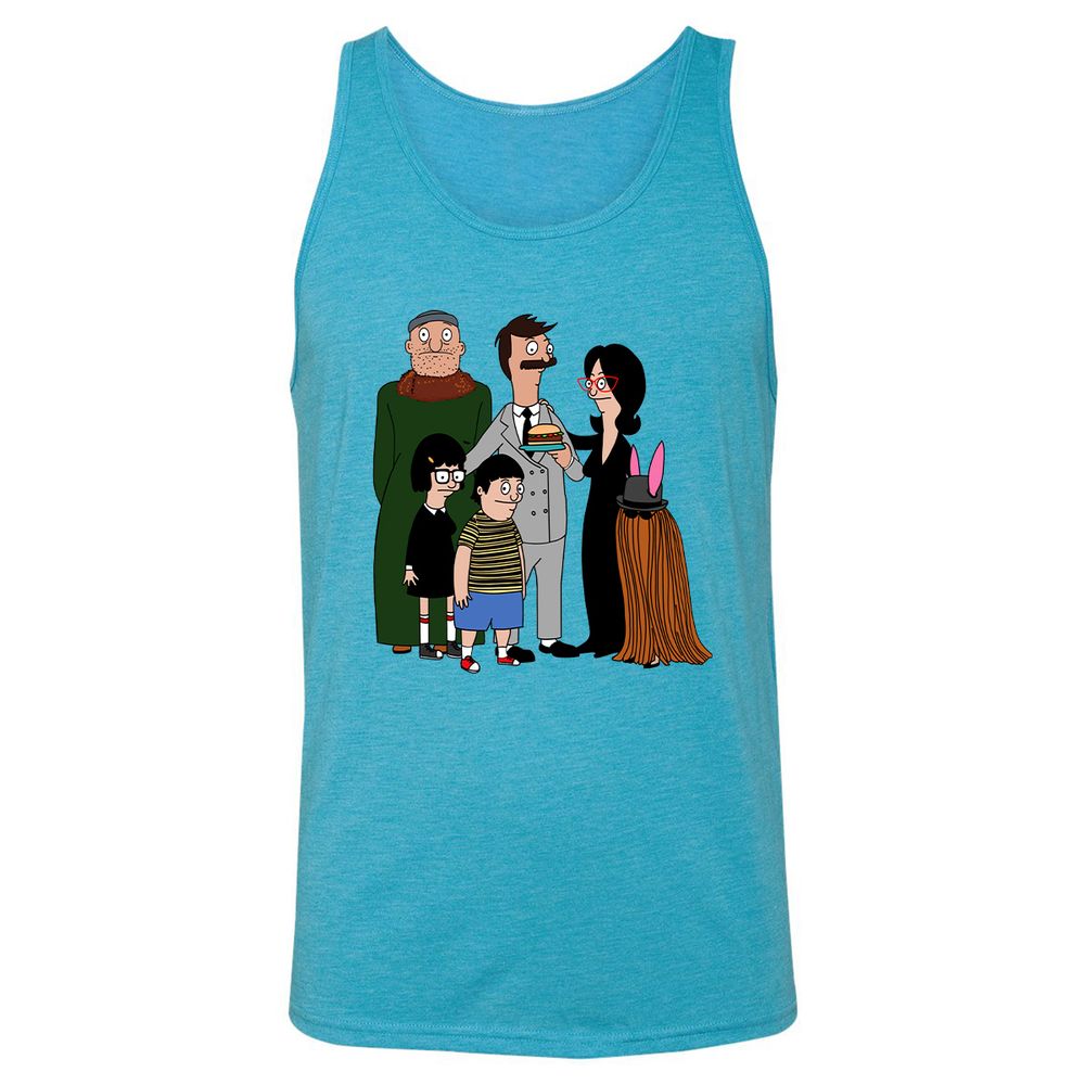 Unisex Jersey Tank - EDMPJNVN - Aqua Triblend - 3